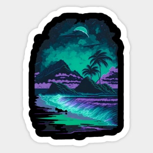 beach lover Sticker